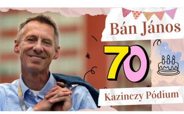 Bán János színművész visszatér volt iskolájába, a Kazinczyba