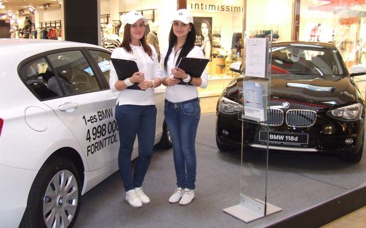 BMW modellek az Árkádban