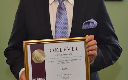 A turisztikailag leggyorsabban fejlődő város Győr