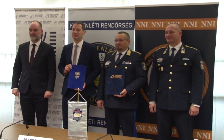 Együttműködik a győri egyetem és a Készenléti Rendőrség
