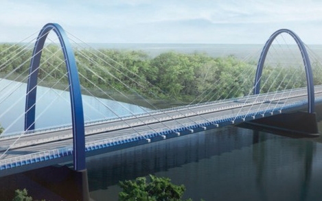 Látványos Tisza-híd épül