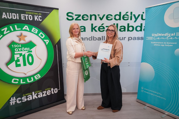 Az Audi ETO játékosainak egészségére is vigyáz az egyetemi centrum