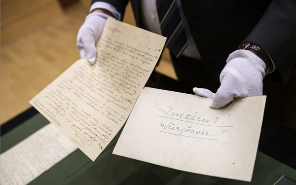 Gróf Teleki Pál ismeretlen búcsúleveleit mutatták be