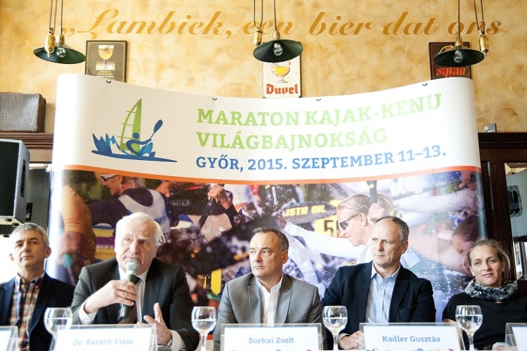 Kajak-kenu maratoni világbajnokságnak ad otthont Győr