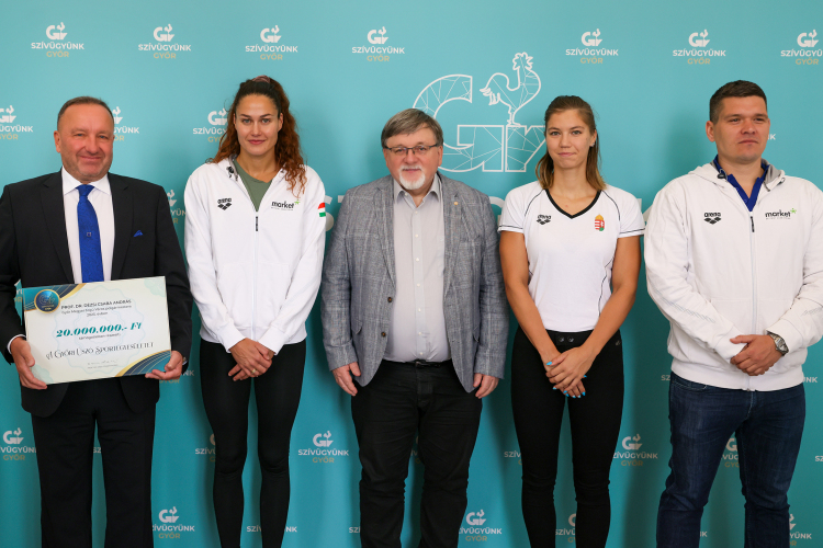 Győr 20 millió forinttal segíti az úszók olimpiai felkészülését