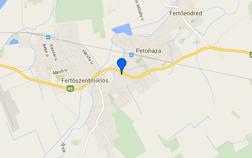 Két autó ütközött a 85-ösön 