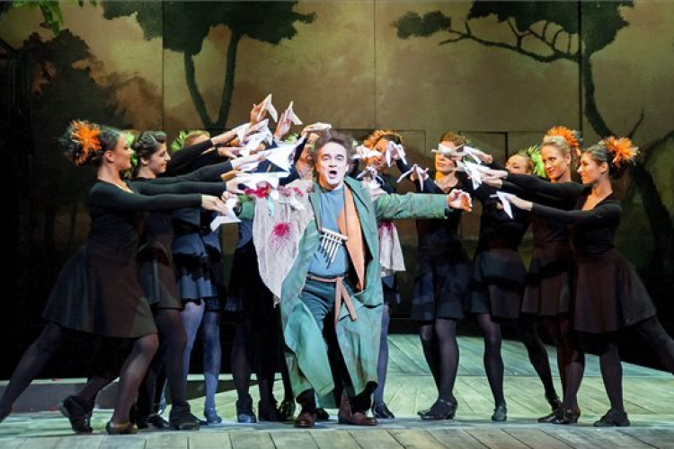 A varázsfuvola bemutatója Győrben