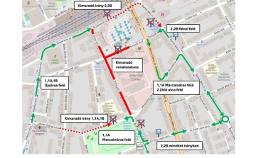 Zrínyi út lezárása – fontos tudnivalók a közelekedőknek