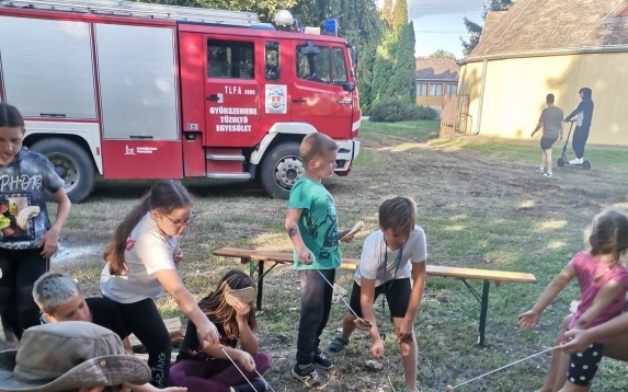 Idén is népszerű volt a győrszemerei tűzoltó tábor