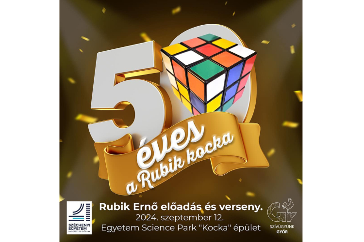 Kockabajnokság lesz a győri Kockában, eljön Rubik Ernő is