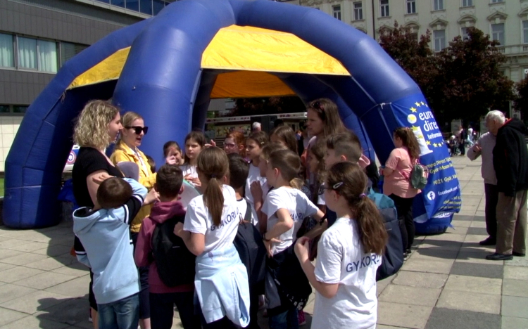 A közlekedésbiztonságról is szólt az EU-nap