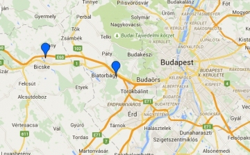 Jelentős a forgalom az M1-esen Budapest irányába 