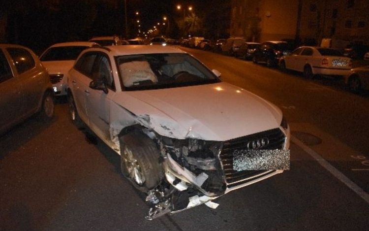 Kilenc autót tört rommá a részeg sofőr