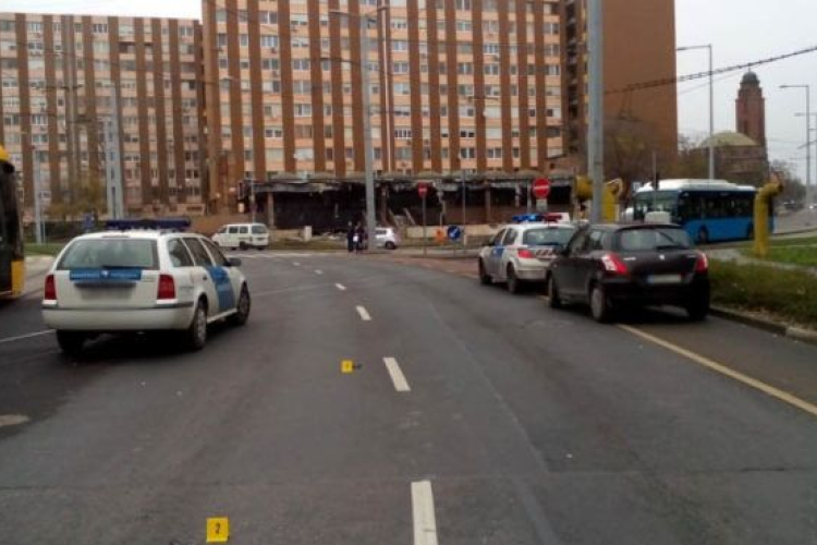 Menekülés közben ütötték el a bankrablót Budapesten