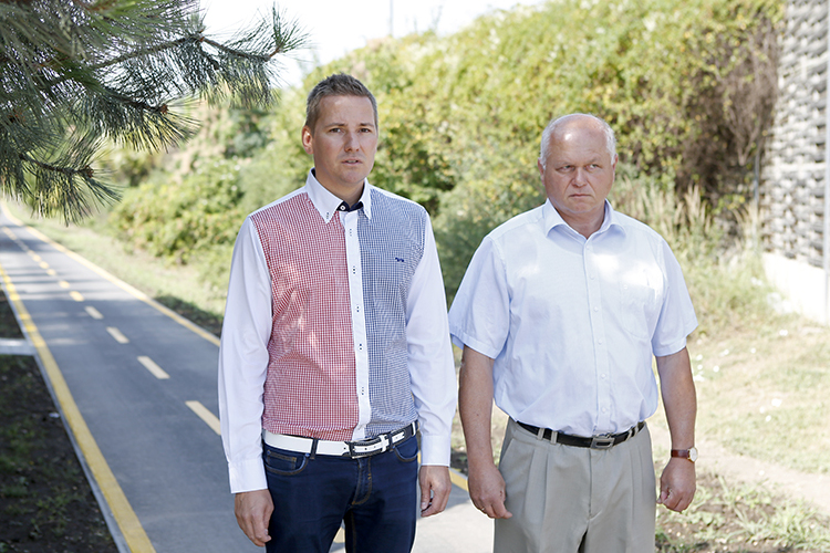 Kerékpárút épült az Új Bácsai úton 