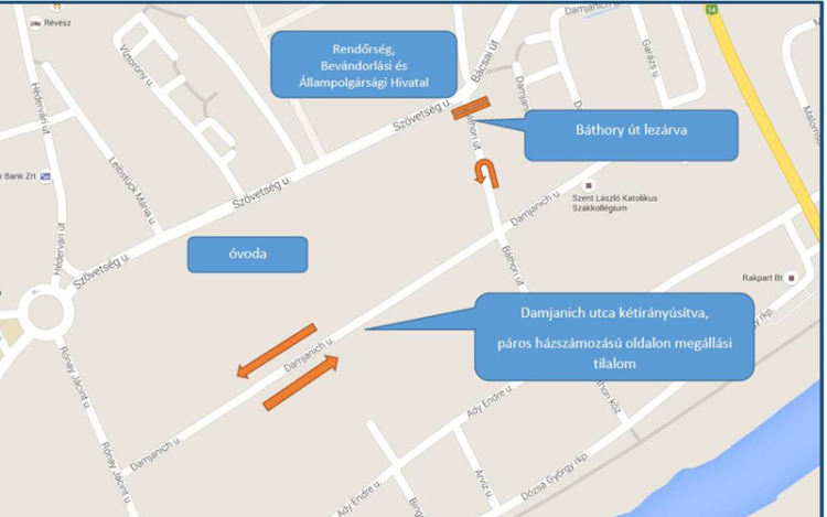 HÉTFŐTŐL FORGALMI VÁLTOZÁSOK RÉVFALUBAN!