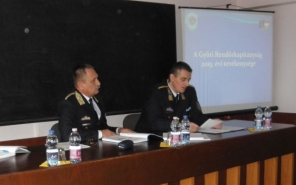 Évértékelő a Győri Rendőrkapitányságon