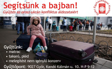 Gyűjtés az orosz-ukrán konfliktus áldozatainak megsegítéséért