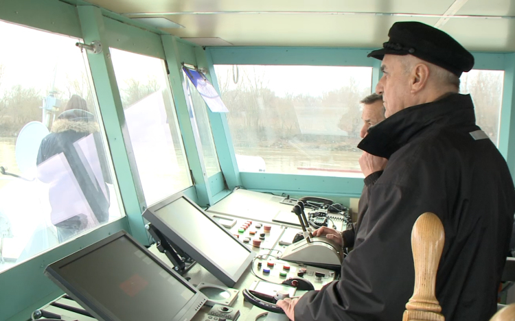 Jól vizsgázott a Széchenyi jégtörő hajó