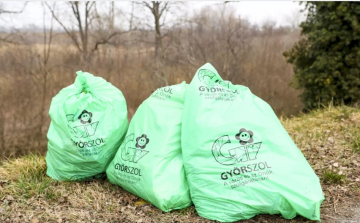 Kétszáz zsák szemét volt a töltés mellett