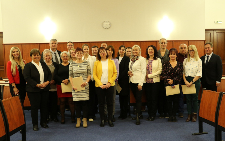 Jubilálókat köszöntöttek a kormányhivatalban