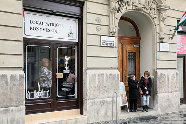 Lokálpatrióta könyvesbolt nyílt Győrben 
