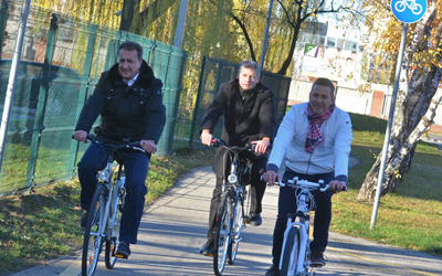 Befejeződött a kerékpárút-fejlesztés 