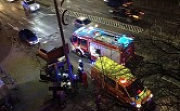 Baleset kora este a győri Szent István úton 