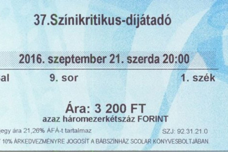 Az ESZME és a győri Vaskakas Bábszínház előadása kapta a legjobb gyerek- és ifjúsági előadás díját