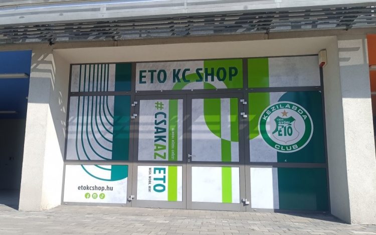 Új helyen a Győri Audi ETO hivatalos boltja