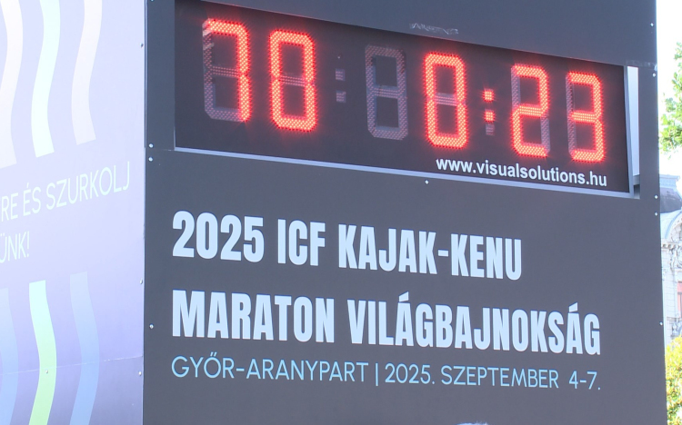 Elindult a VB-visszaszámláló Győrben