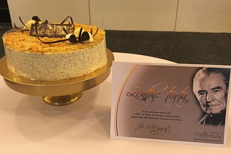 Már kapható a Zenthe torta