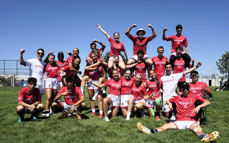 Győriekkel lett Európa-bajnok a magyar frízbicsapat