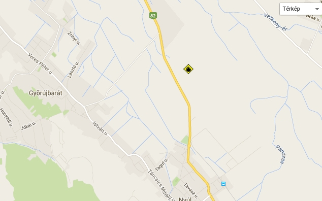 Kombájnra is átterjedt a tűz Győrújbarát és Nyúl között