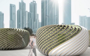 Oxigéntermelő algapavilont tervezett egy magyar építész 