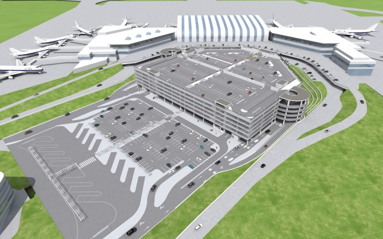 Hatszintes parkolóházat építenek a Liszt Ferenc Repülőtéren