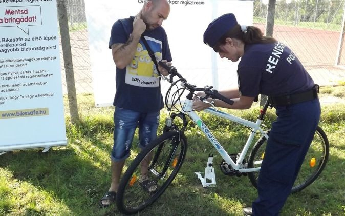 Három alkalommal jelölik a bringákat szeptemberben a rendőrök