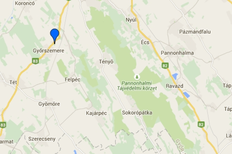 Baleset Győrszemerénél