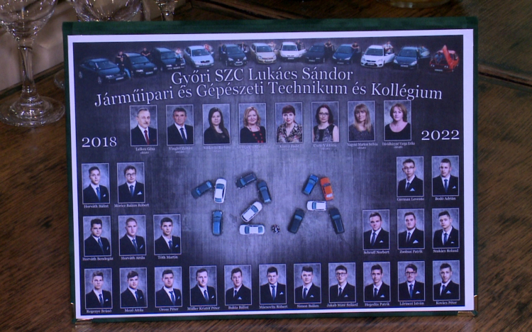 Bankettvacsorát ért a tabló