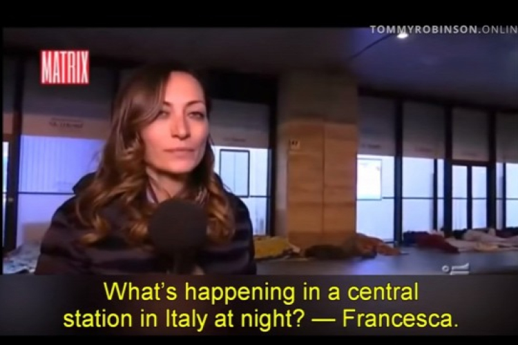 Tévéstábra támadtak a migránsok Rómában 