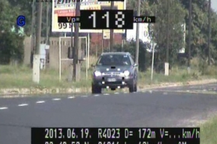 Drága utazás: 50 helyett  118 km/h-val hajtott