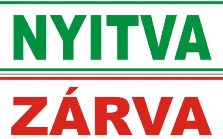 Tájékoztató szolgáltatásokról és nyitva tartásokról - augusztus 20.