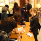 Oravecz Nóra előadása a győri Zsinagógában