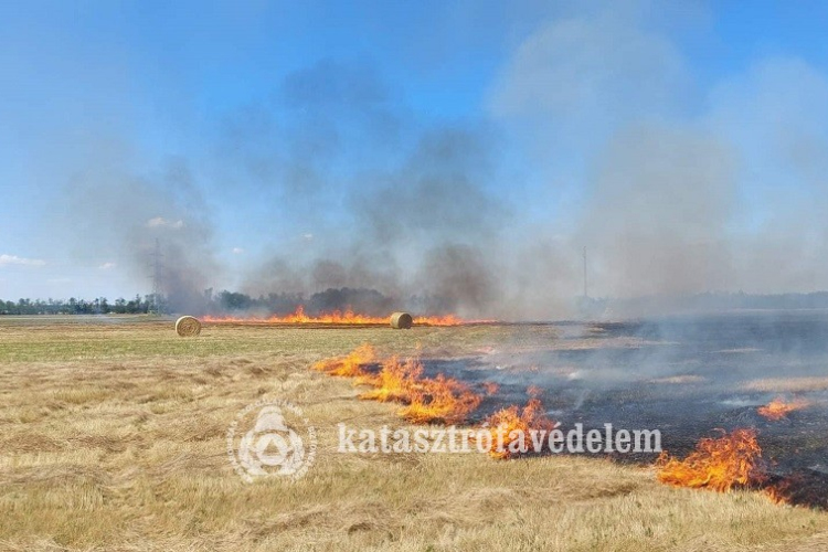 Szabadtéri tüzek és balesetek is adtak munkát a tűzoltóknak: két emberen már nem tudtak segíteni