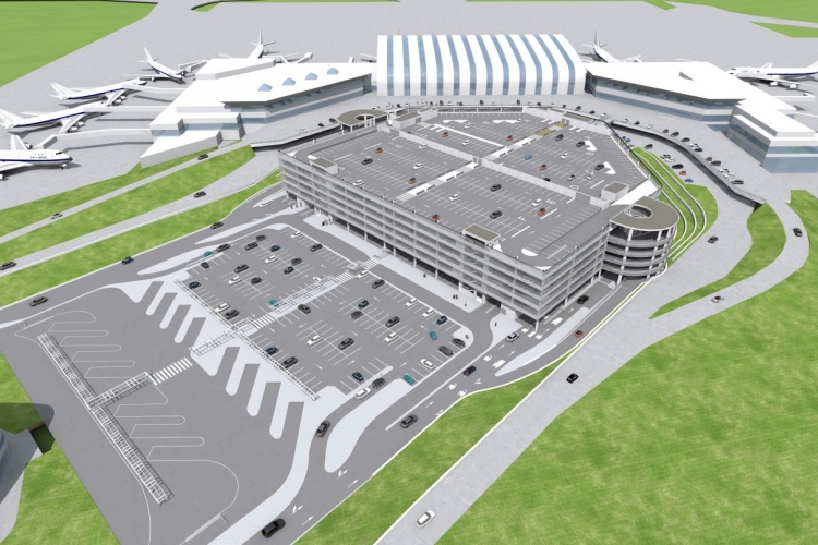 Hatszintes parkolóházat építenek a Liszt Ferenc Repülőtéren