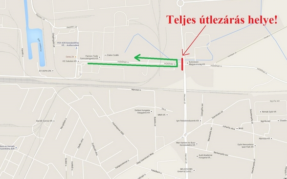 Forgalomkorlátozás péntek éjjel