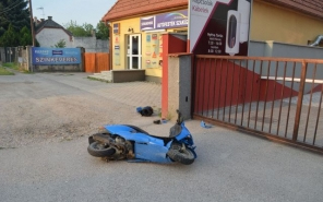 Balesetet szenvedett az ittas győri motoros 
