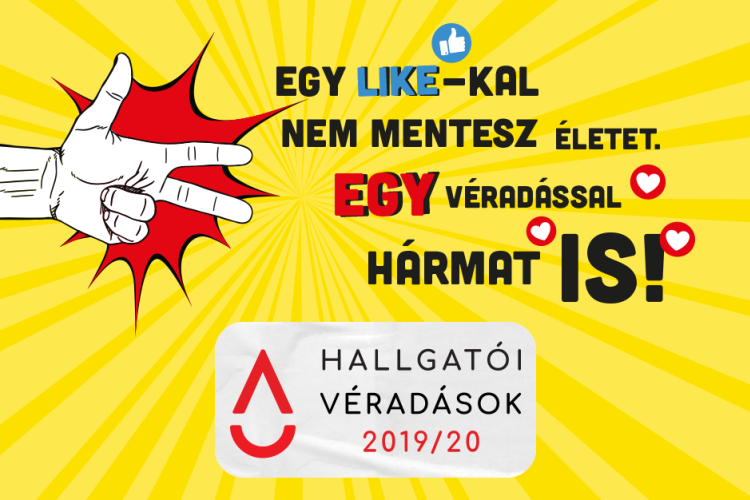 Egy Like-kal nem mentesz életet, de egy véradással hármat is!
