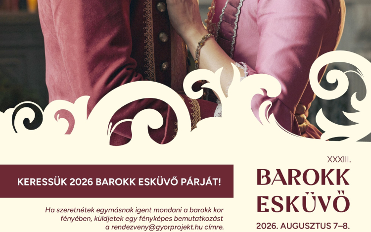 Pár kerestetik a Barokk Esküvőre