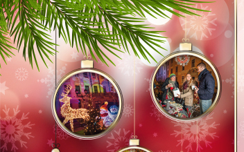 Adventi jótékonysági faház a Széchenyi téren